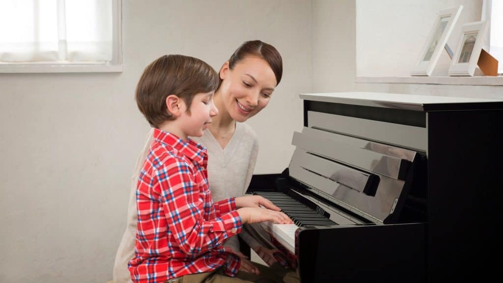 Learn to play piano on a digital piano (Image Source: Yamaha)