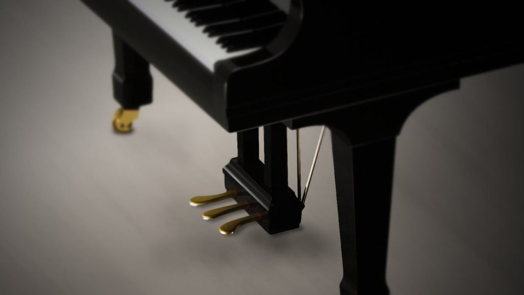 Piano Sustain Pedal (Image Source: Kawai, Editing: PIANOO.com)