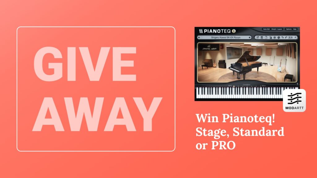 PIANOO Give Away - Modartt Pianoteq