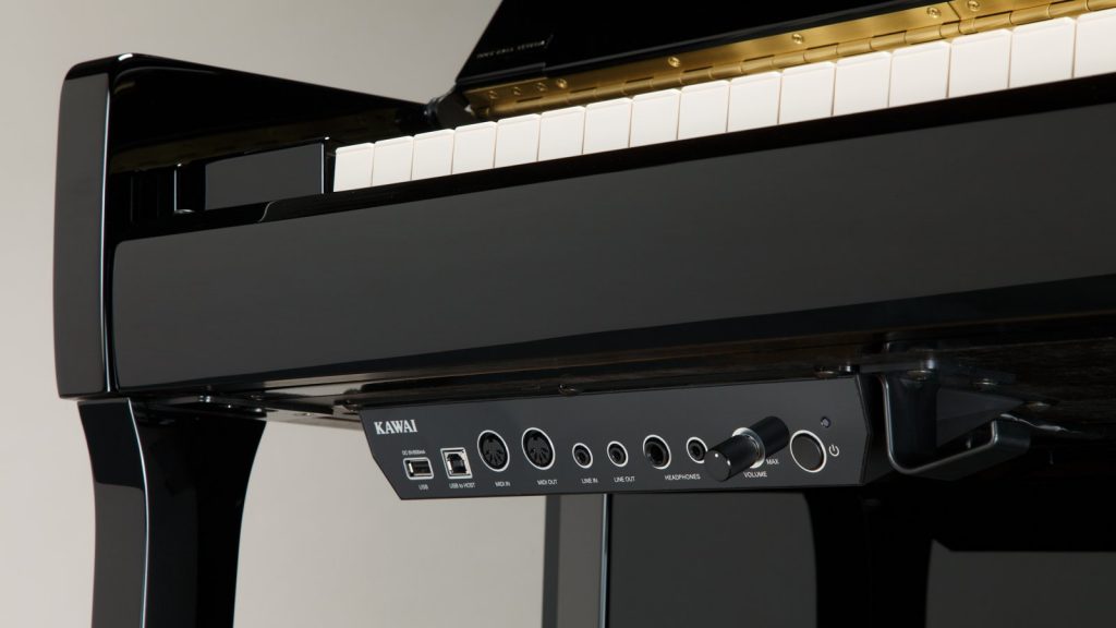 Kawai K-500 Aures Connector Jacks (Image Source: Kawai)