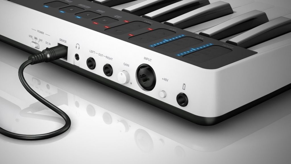 IK Multimedia iRig Keys I/O – Rear Panel Connections