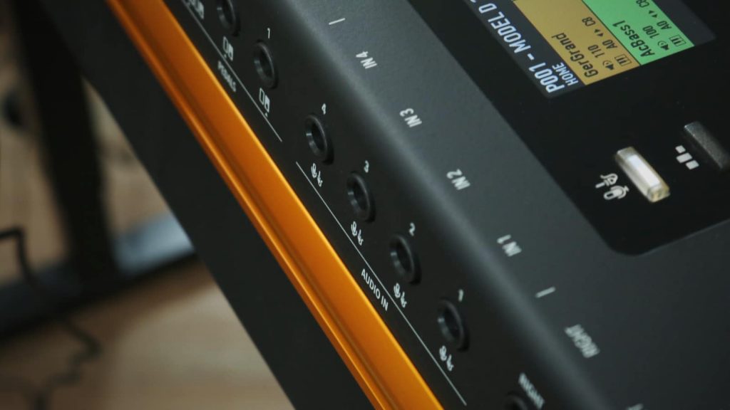 In addition to its four audio inputs and USB audio, the Studiologic Numa X Piano offers a wide range of connectivity options for MIDI, sustain and expression pedals, headphones and audio outputs.