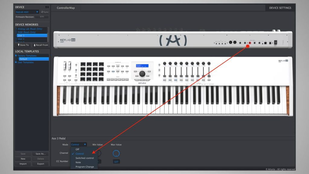 The MIDI Control Center editor software puts all controller functions at your fingertips. The MIDI Control Center editor software puts all controller functions at your fingertips.