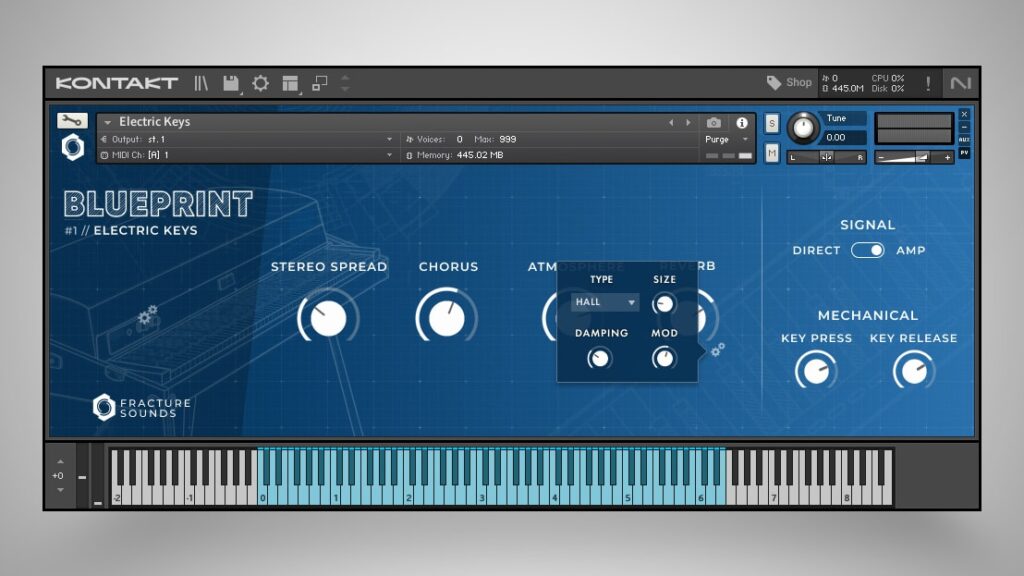 If you're after wild effects, try adjusting the reverb’s 'Size' knob while playing—or better yet, automate it.