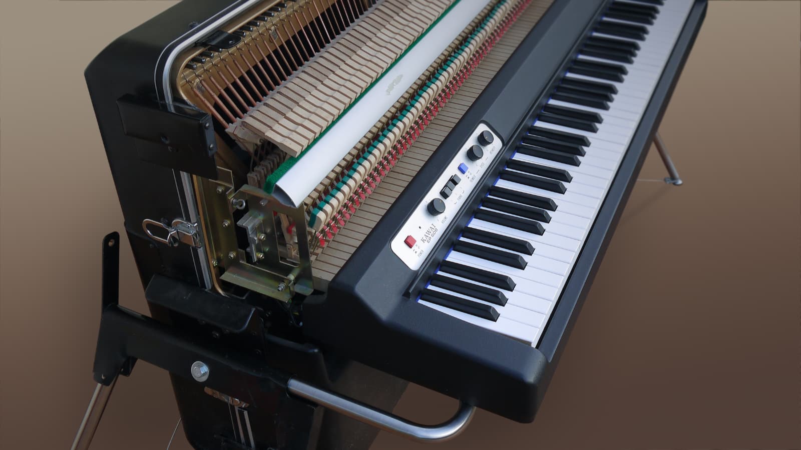 Kawai EP-608 – Semi-Acoustic Hybrid Piano (Image Source: Bernhard Lösener)
