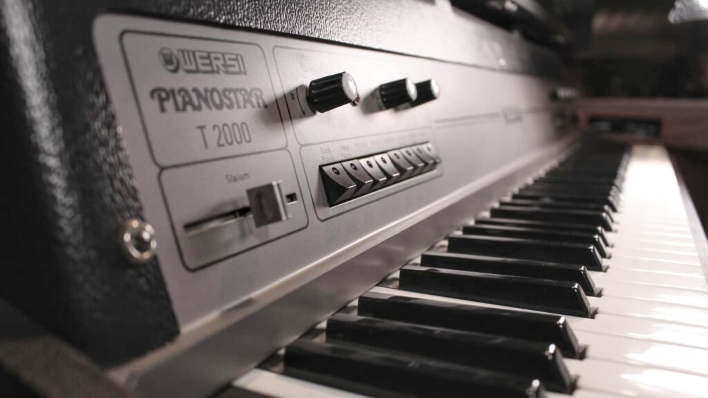 Wersi Pianostar T2000 – Vintage Electric Piano (Image Source: J. Sunderkötter, taken at the eboard museum, Klagenfurt)